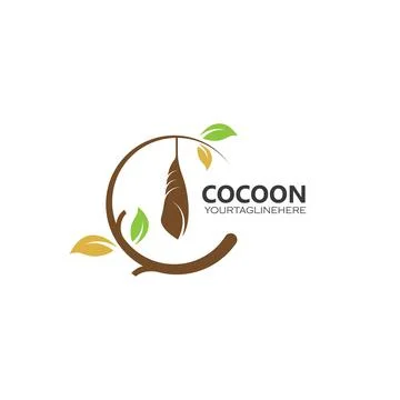 Cocoon vector icon illustrtion design Stock Illustration