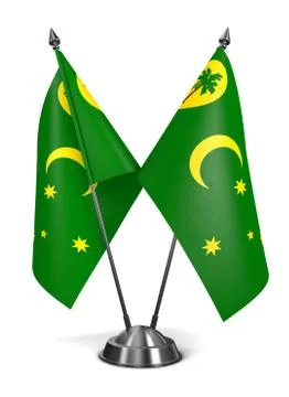 Cocos Islands - Miniature Flags Stock Illustration