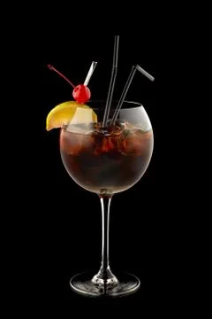 Coctail Cuba Libre Stock Photos