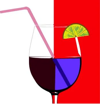 Coctail design イラスト素材