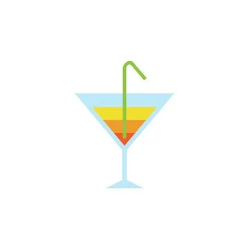 Coctail Glass Stock Illustration
