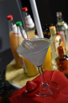 Coctails in sunlight Stock Photos
