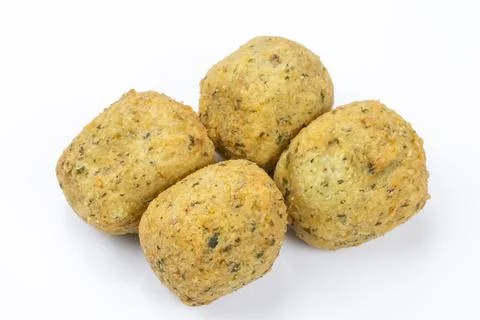 Cod accras isolated Stock Photos