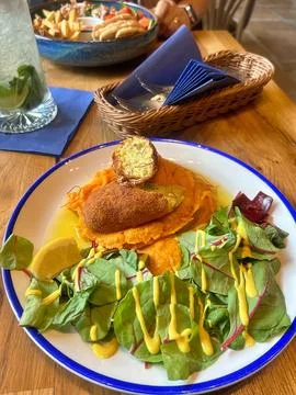 Cod balls Foto stock