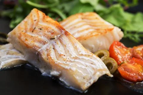 Cod fillets Stock Photos