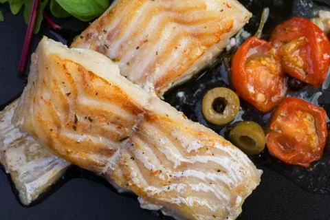 Cod fillets Stock Photos