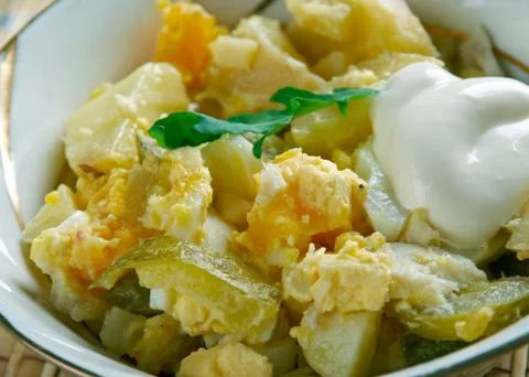 Cod fish salad Фото