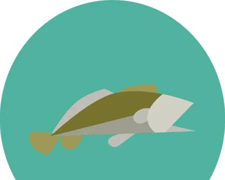 Cod Tongue Fish Illustrazione stock