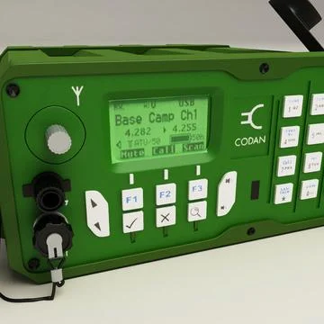 Codan 2110 Manpack 3D Model