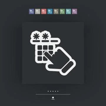 Code access イラスト素材