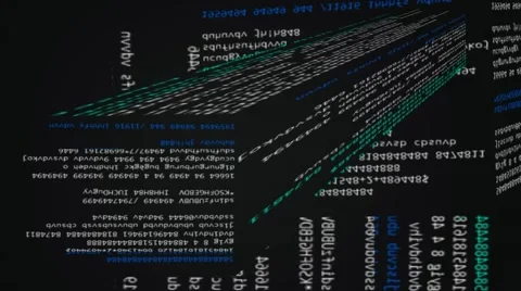 Code - in an advanced interface - vertic... | Stock Video | Pond5