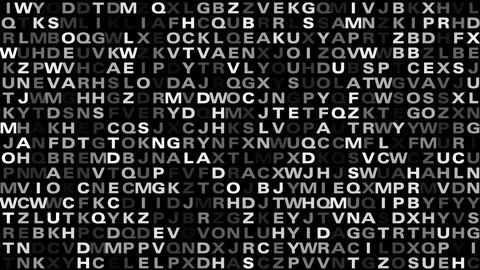 Code and encrypted letters unlocking secrets of visual communication language Stockbeeldmateriaal 252946352