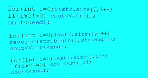 Code animation technology development and hacking encrypted security 스톡 동영상 334021465