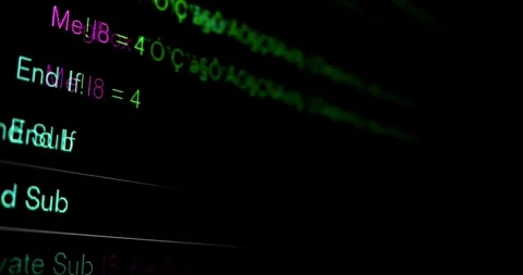 Code animation technology development and hacking encrypted security Stock Footage 334022096