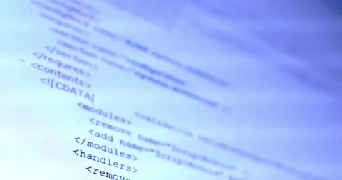 Code animation technology development and hacking encrypted security Stock Footage 334022112