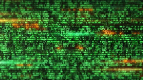 Code array wall | Stock Video | Pond5