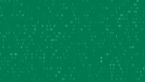 Code binary matrix data background. Technology software abstract binary code Stock Illustration