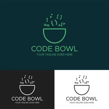 Code Bowl Logo イラスト素材