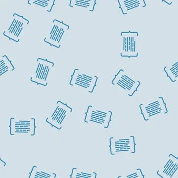 Code brackets with letters nlp glyph seamless pattern Stock Illustration