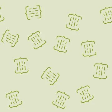 Code brackets with letters nlp glyph vector seamless pattern Stock Illustration