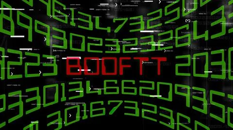 Code braking gets access data Stock Illustration