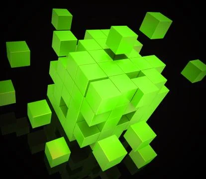 Code Breaker Decoded Data Hack 3d Rendering Stock Illustration