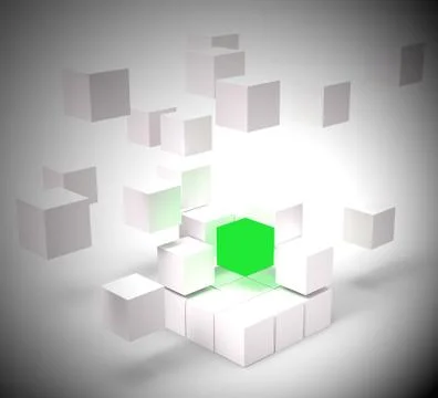 Code Breaker Decoded Data Hack 3d Rendering イラスト素材