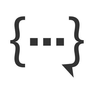 Code chat icon. Private talk symbol. Sign secure communication vector. 스톡 일러스트
