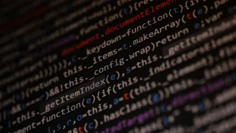 Code close up Видео 143325532