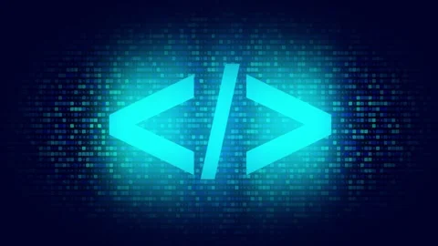 Code. Colorful jsx javascript computer programming code scroll close up pixel Stock Footage 247838062