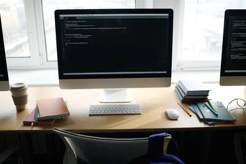 Code On Computer Screen Foto stock