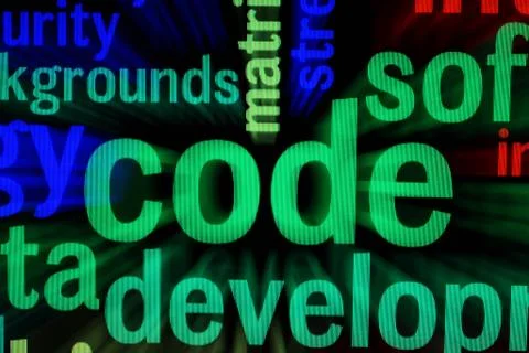 Code concept Stock Illustration