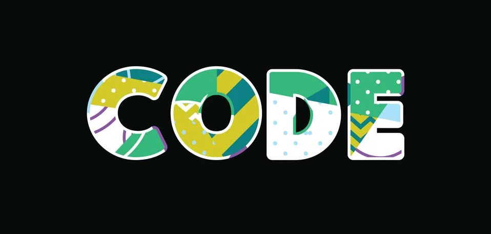 Code Concept Word Art Illustration イラスト素材