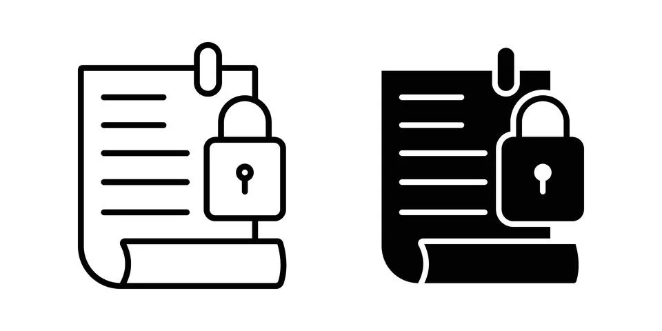 Code of conduct icon design. Simple Vector illustrations.. Stock-Illustration