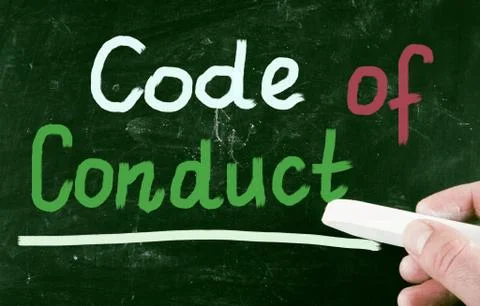 Code of conduct Illustrazione stock