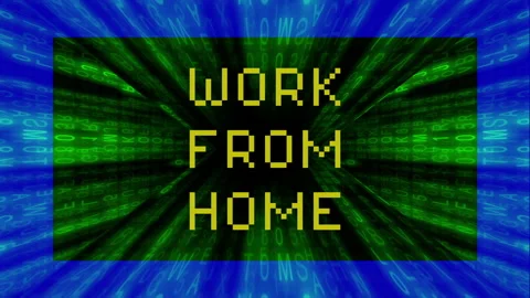 Code corridor bitty work from home 库存影片 147486163