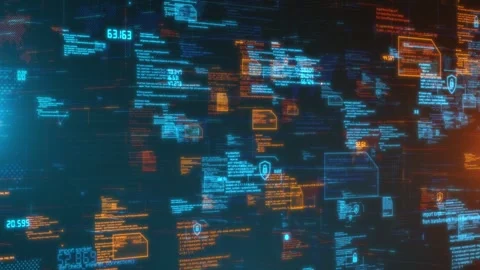 Code Creation and Algorithm Design Coding Expertise Web Development Stock Footage 255094312