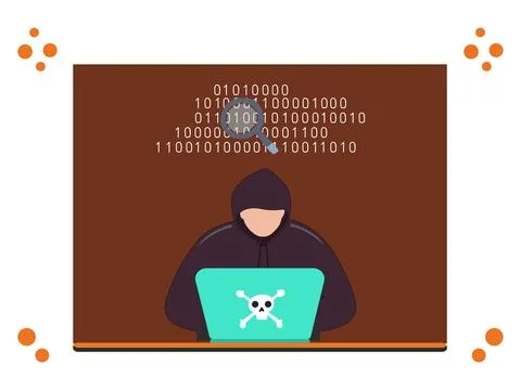 Code Crypt Concept Illustration Ilustración de archivo