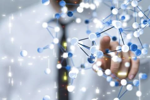 A code data concept in hand 写真素材