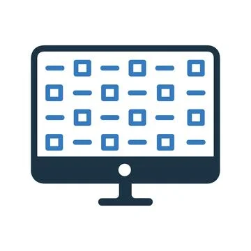 Code, Data hack, hacking icon 스톡 일러스트