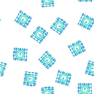 Code data science vector seamless pattern Stock Illustration