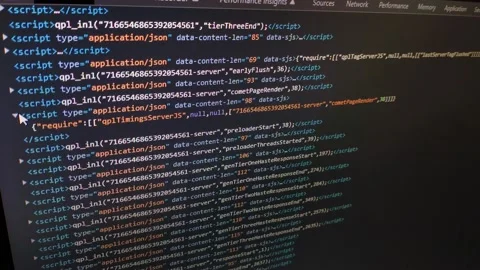 Code developer scripting a software program. code program technology. Stock Footage 221421203
