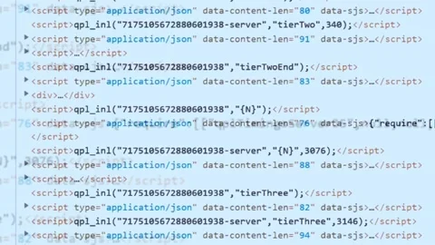 Code development technology animation. coding program animation. Stock Footage 225543954