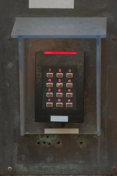 Code Dial Keypad Cover 스톡 사진