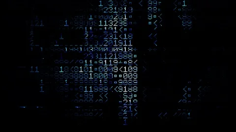 Code Digits Glitch Data Cyberpunk Cybercrime Stock Footage 112088379