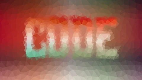 Code dissolving techno tessellation looping animated triangles Video stock 109238576