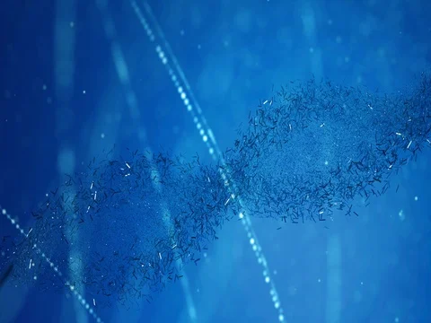 Code DNA helix, medical research background Stock Footage 77958559