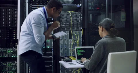 The code is doing exactly what we wanted it to. 4k video footage of two IT Stock Footage 201054822