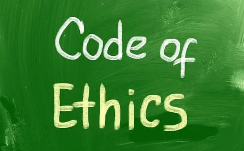 Code of ethics concept Illustrazione stock