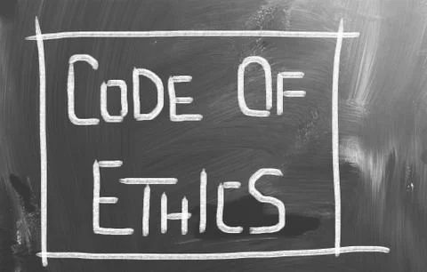 Code of ethics concept Illustrazione stock